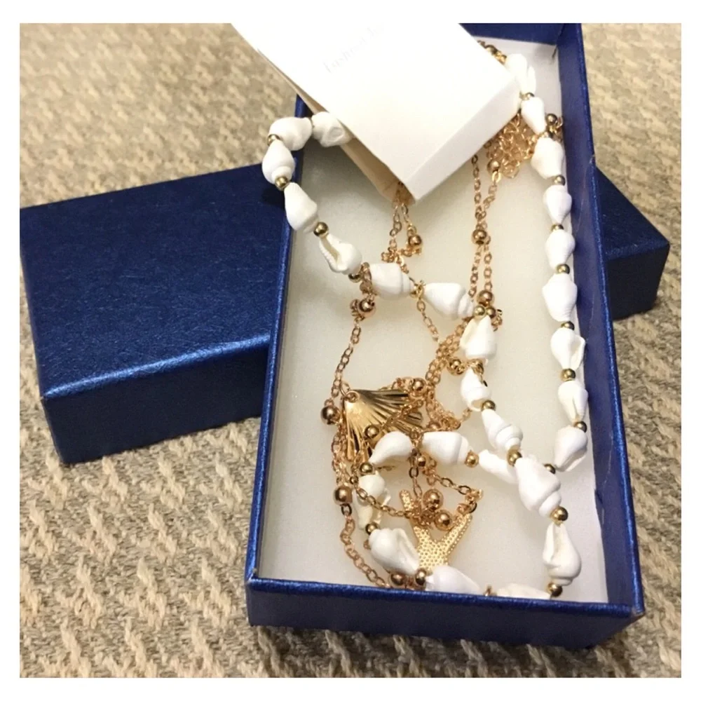 New! 3 Pc Necklace Set in Box